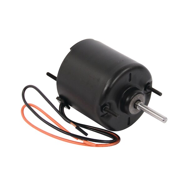 Blower Motor - Condenser  (12V, 1/4" X 1 1/2" shaft, Rev rotation) 4" x8.4" x3.6"